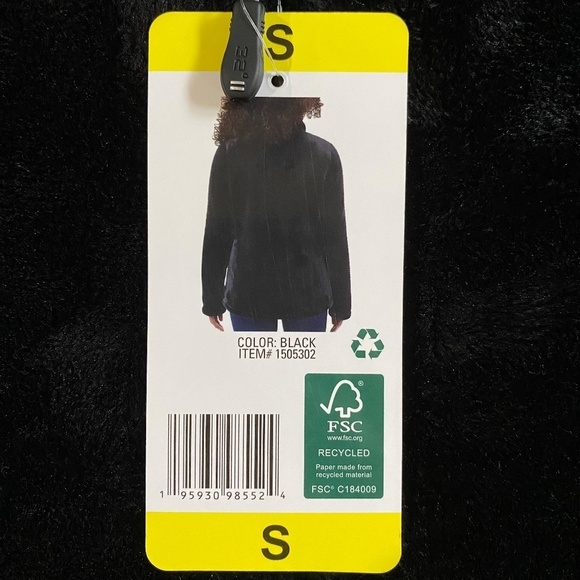 32 Degrees Ladies' Plush Jacket, Black, Super Soft, Small NWT - Picture 7 of 16